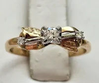 Gold Diamond Engagement Ring