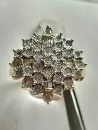 Gold Diamond Ring 14Kt