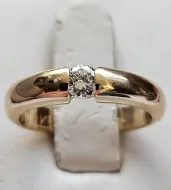 Gold Diamond Ring 14Kt 