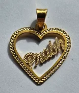 Gold Pendant 24Kt "Prabh"