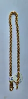 Gold Rope Bracelet 10Kt