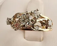 Gold Dinner Ring 14Kt